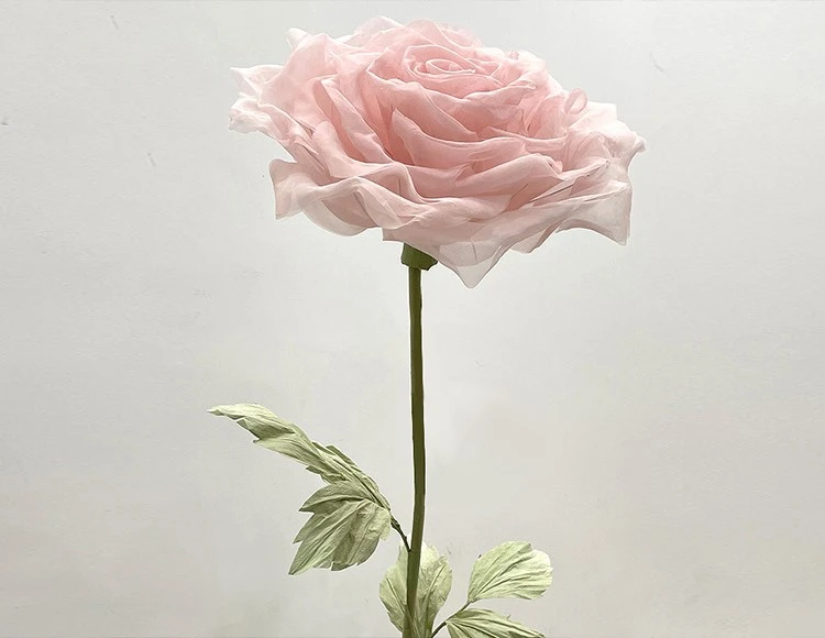 giant organza rose flower giant organza rose flower