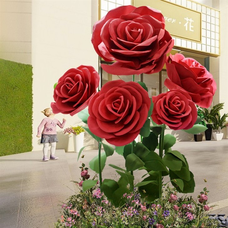 artificial red roses wholesale