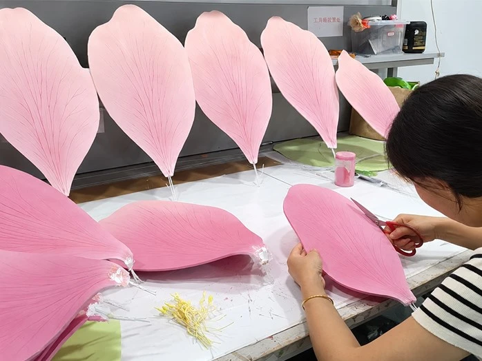 how are giant paper flowers made how are giant paper flowers made