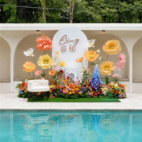 How Are Giant Standing Paper Flowers Made? From Design To Production
