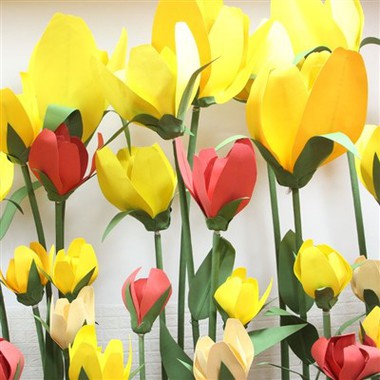 Large Paper Flower Decorations Tulips